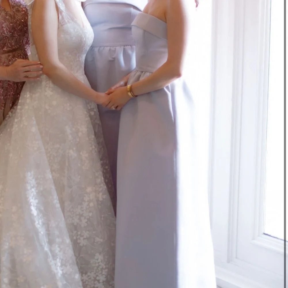 Amsale Lilac Rene Gown - Picture 2 of 5